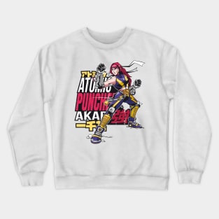 Anime Fight Girl Crewneck Sweatshirt